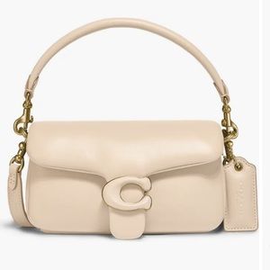 Coach (Re)Loved Pillow Tabby 18 Ivory